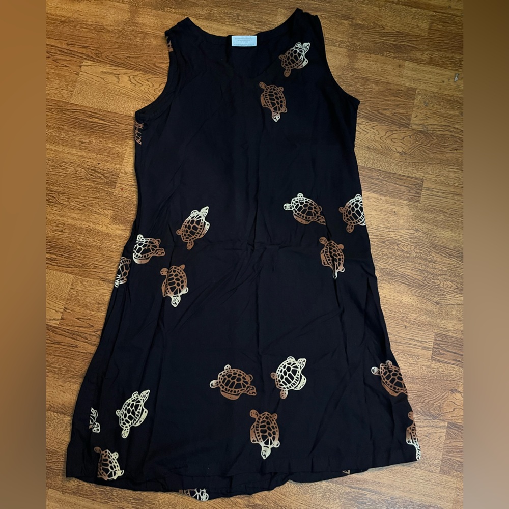 Hi lites Black turtle dress Size S